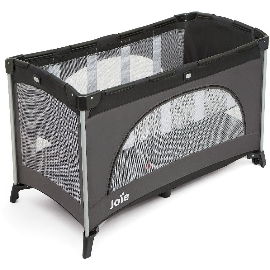 Patut Pliabil Allura 120 Ember 2 Niveluri 120CM de la Nastere Maxim 15 KG Negru/Gri