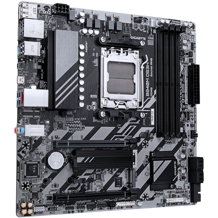 Placa De Baza B840M DS3H AM5 AMD B840 Micro-ATX DDR5