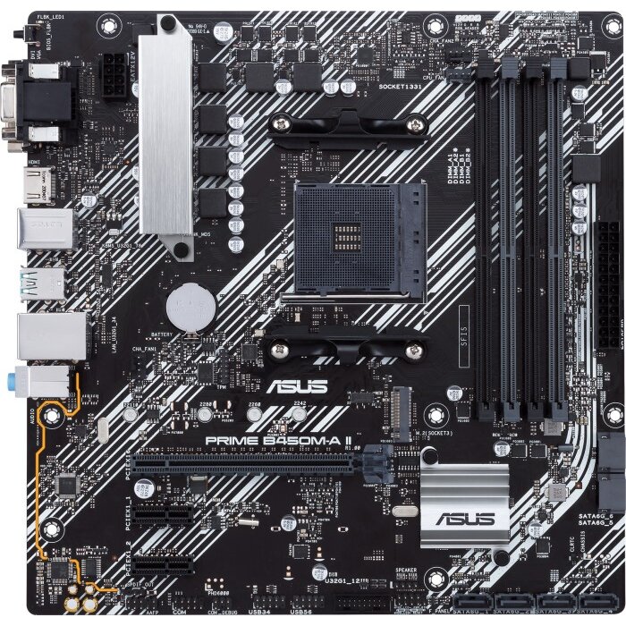 Placa de baza PRIME B450M-A II - Socket AM4 - motherboard