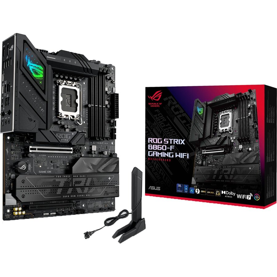 Placa De Baza ROG Strix B860-F Gaming WiFi  LGA 1851 Intel B860 ATX DDR5