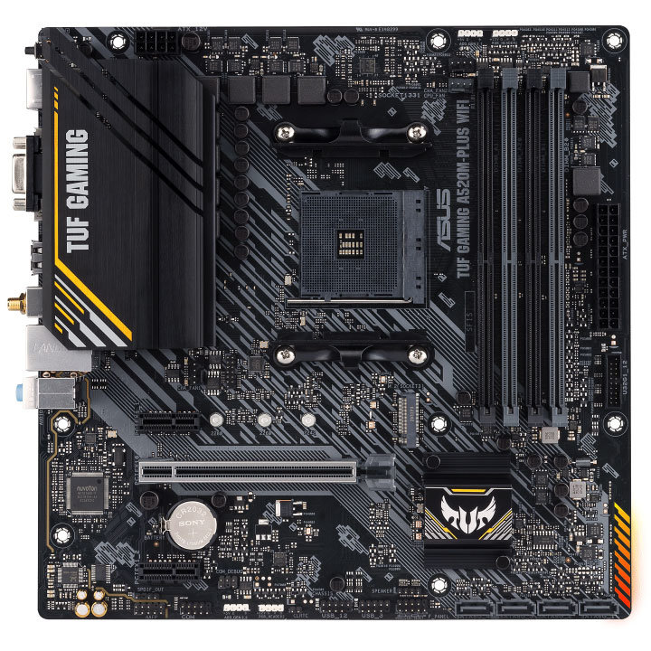 Placa de baza TUF GAMING A520M-PLUS WIFI AMD AM4 mATX