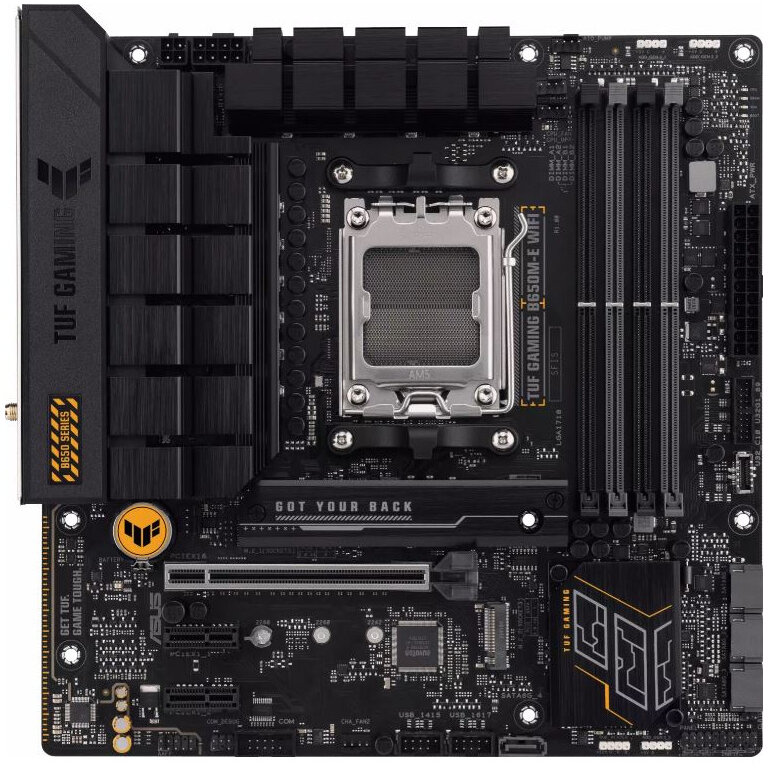 Placa de baza TUF Gaming B650M-E WIFI AMD AM5 DDR5 mATX