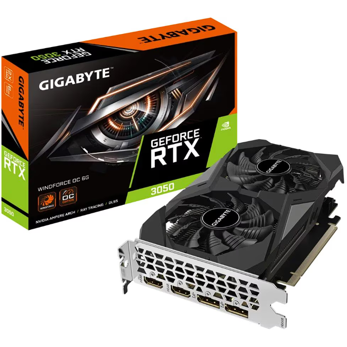 Placa Video GeForce RTX 3050 WINDFORCE OC 6GB