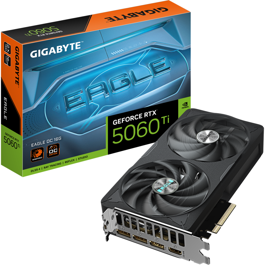 Placa Video GeForce RTX 5060 Ti Eagle OC, 16384 MB GDDR7