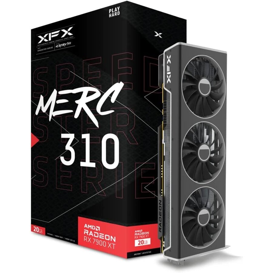Placa video Radeon RX 7900 XT SPEEDSTER MERC 310, graphics card (RDNA 3, GDDR6, 3x DisplayPort, 1x HDMI 2.1)