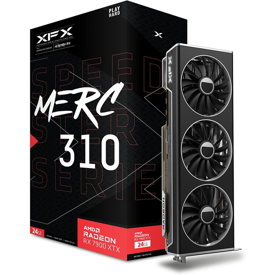 Placa video Speedster MERC 310 Radeon RX 7900 XTX Black Edition 24GB