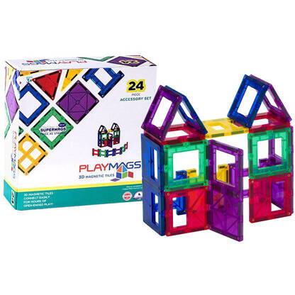 Placi Magnetice 162 3D 24xBucati In Set Multicolor