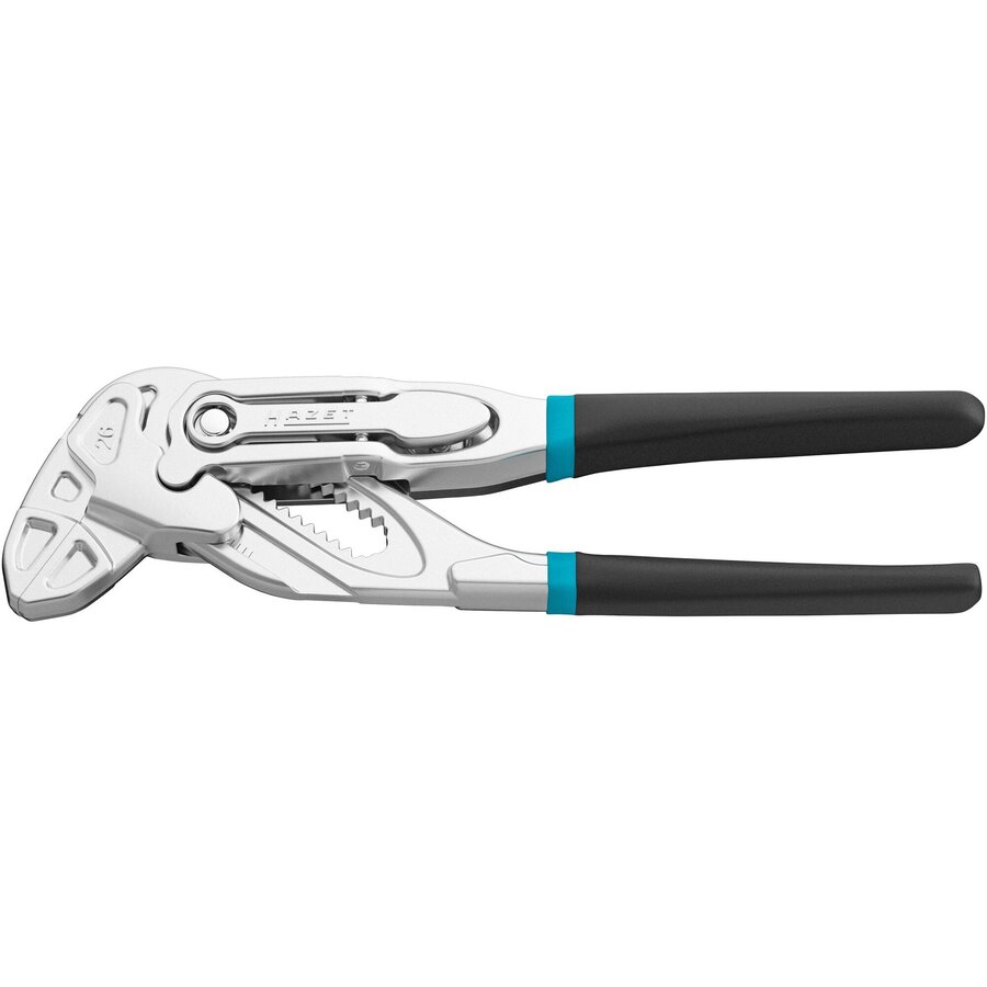 pliers wrench 762-12 (black/blue, 125mm, quick adjustment tip/step)