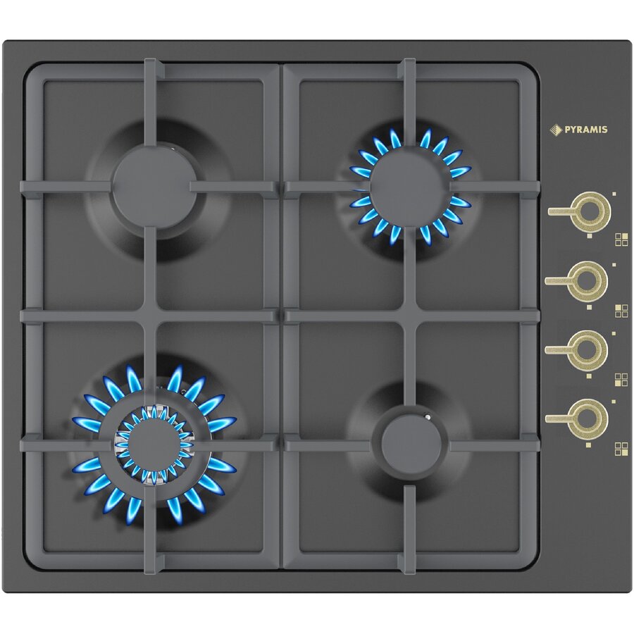 Plita Gaz 60KF 871 Rustic Anthracite