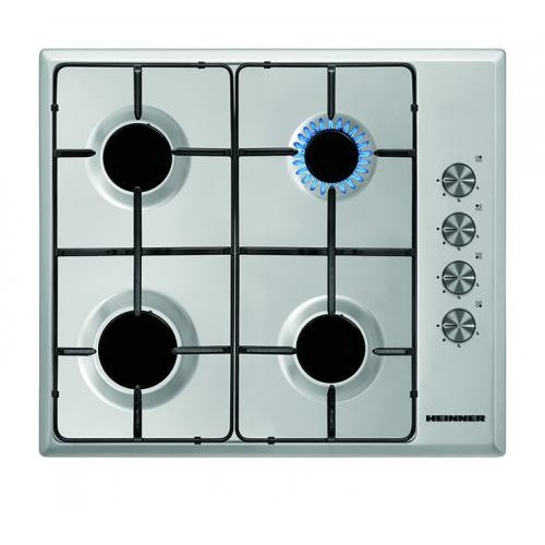 Plita Incorporabila HBH-S584I-IX Gaz 4 Arzatoare Aprindere Electrica Inox