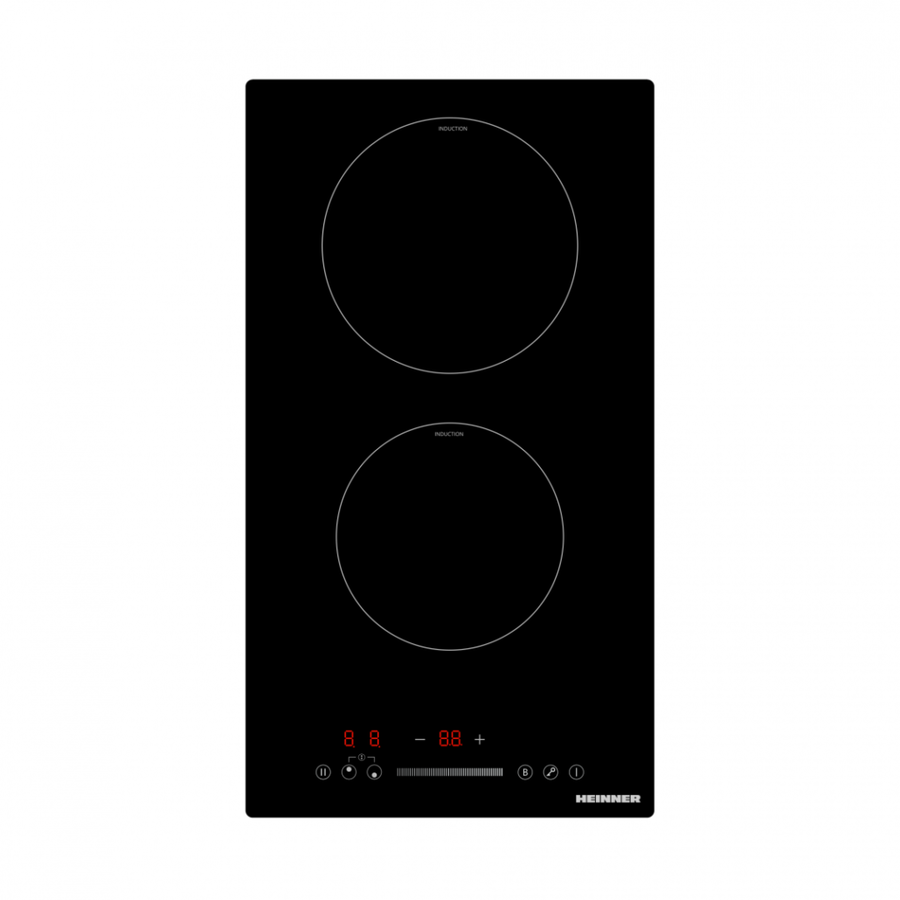 Plita Inductie HBHI-M2ZBSTC Incorporabila 2 Zone Protectie Copii 3500W Sticla Negru