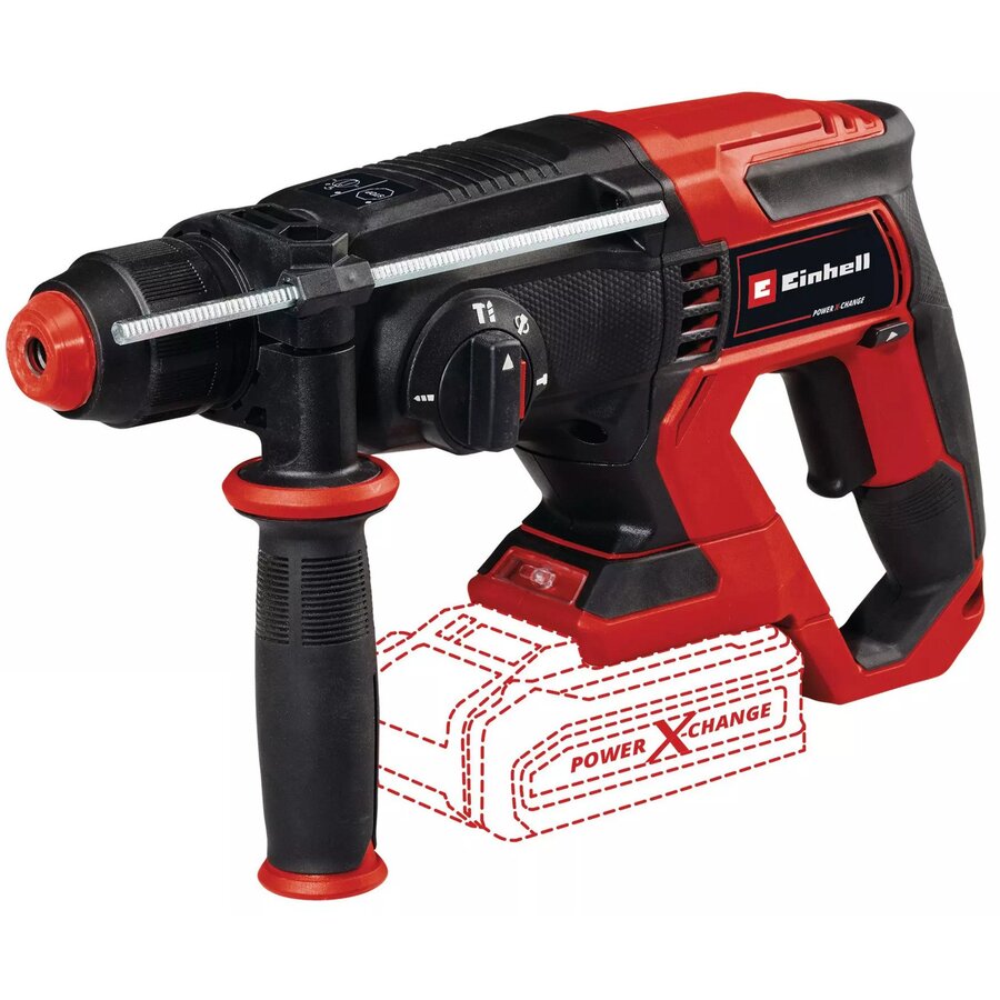 Power X-Change Cordless Hammer Drill TE-HD 18/20 Li - Solo, 18 Volt, black/red, without battery and charger, in case