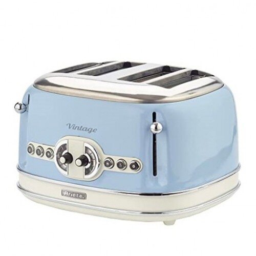 Prajitor De Paine 0156 Vintage 1600 W 4 Felii Crem/Blue