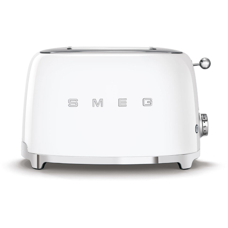 Prajitor de Paine 50's Style TSF01WHEU 2 Felii 6 Trepte de Rumenire 950W Alb