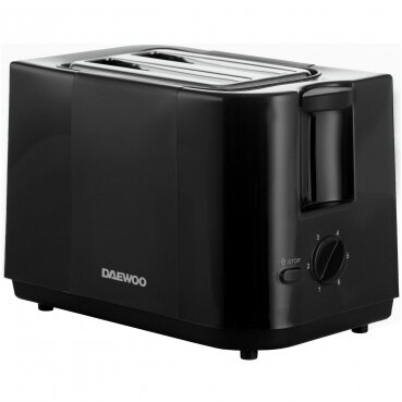 Prajitor Paine 750W 2 Felii, 6 Niveluri Rumenire Carcasa Cool Touch Negru