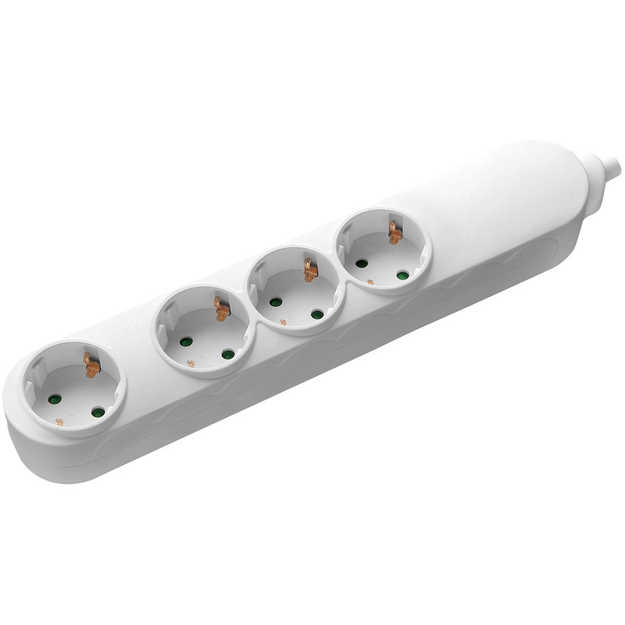 Prelungitor 4PS15-2500 4 prize Schuko 2500W 1.5m Alb