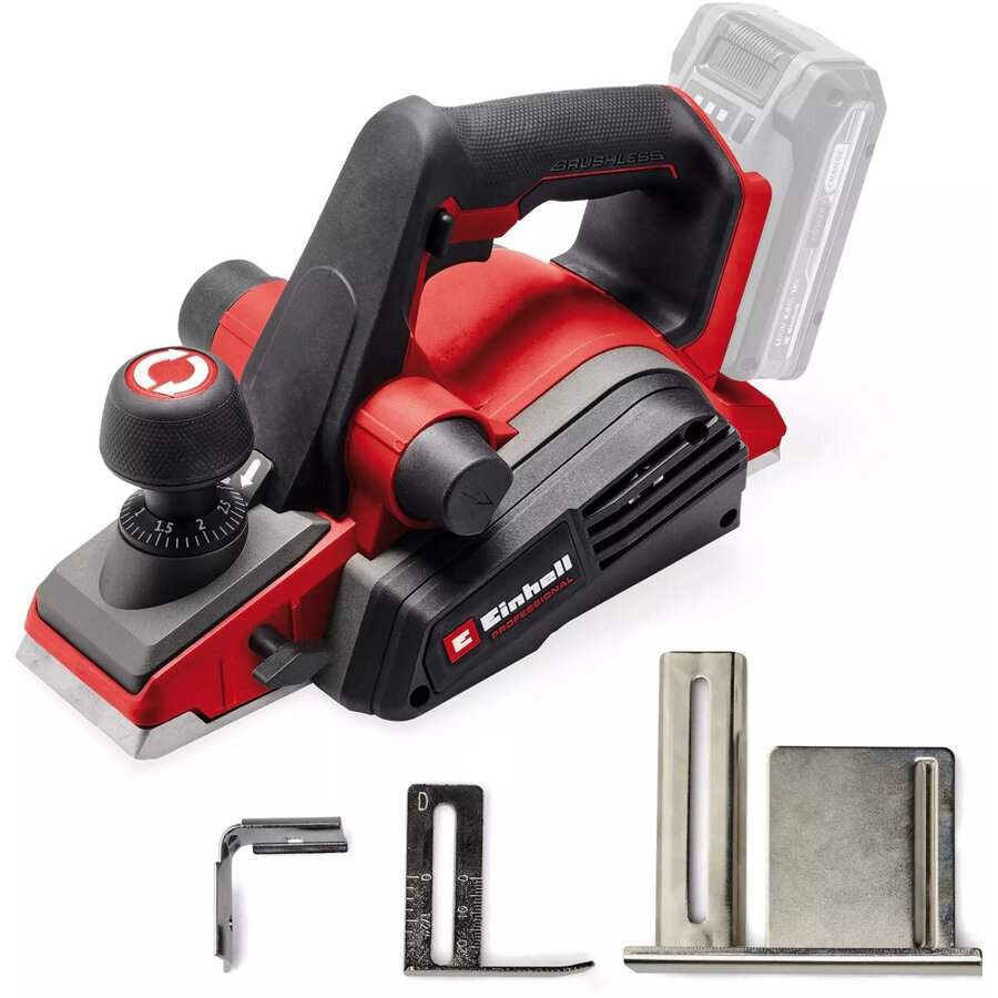 Professional Cordless Planer TP-PL 18/3 Li BL-Solo, 18 Volt, Electric Planer red/black, without battery and charger