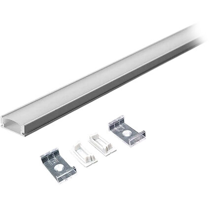 Profil Banda LED 2M 23.5MM x10MM Aluminiu   Alb