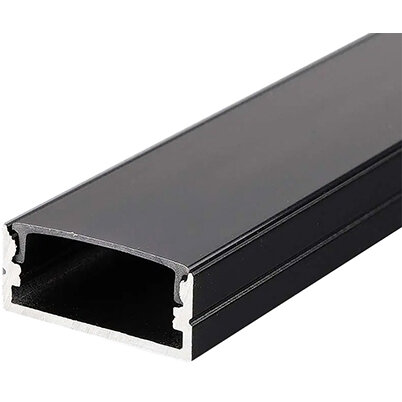 Profil Banda LED 2M  Aluminiu   Negru