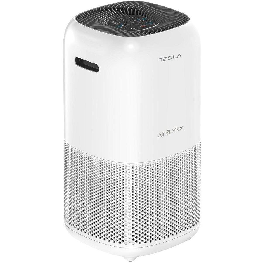 Purificator Aer Air 6 Max CADR 400m3/h Wi-Fi Senzor Calitate Aer Sleep Mode Timer Filtru HEPA+Carbon Activ+Catalyst Lumina UV-C Alb