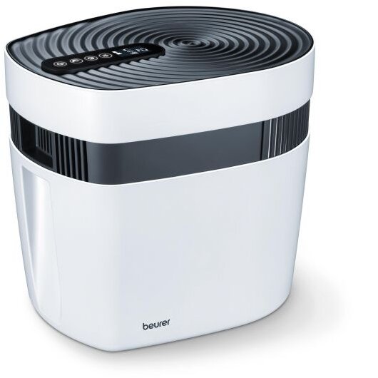 Purificator de Aer MK500 cu Sare de Mare Lampa UVC Rezervor Apa 6L 24W Alb