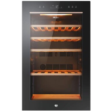 Racitor Vinuri HWS49GA 49 Sticle H 82CM Clasa F Negru