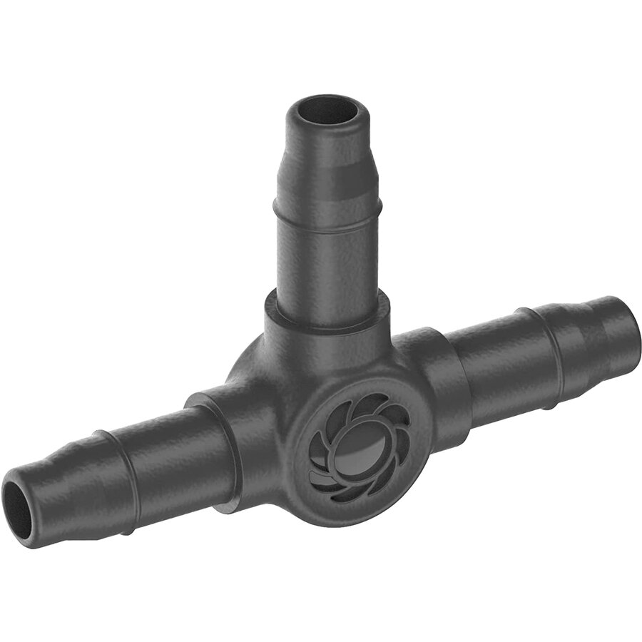 Racord T 13211-20 pentru Sistemul Micro-Drip 4.6mm (3/16) 10 Bucati Gri Inchis