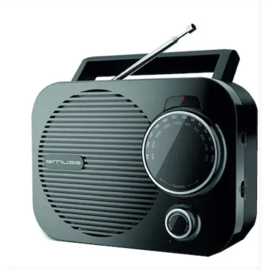 Radio E M-050 R   Dual Alarm LED Negru
