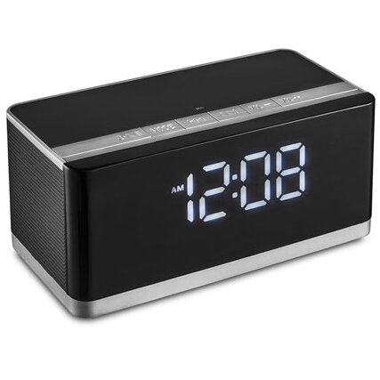 Radio FM PMGC10A cu Ceas Bluetooth 10W Negru