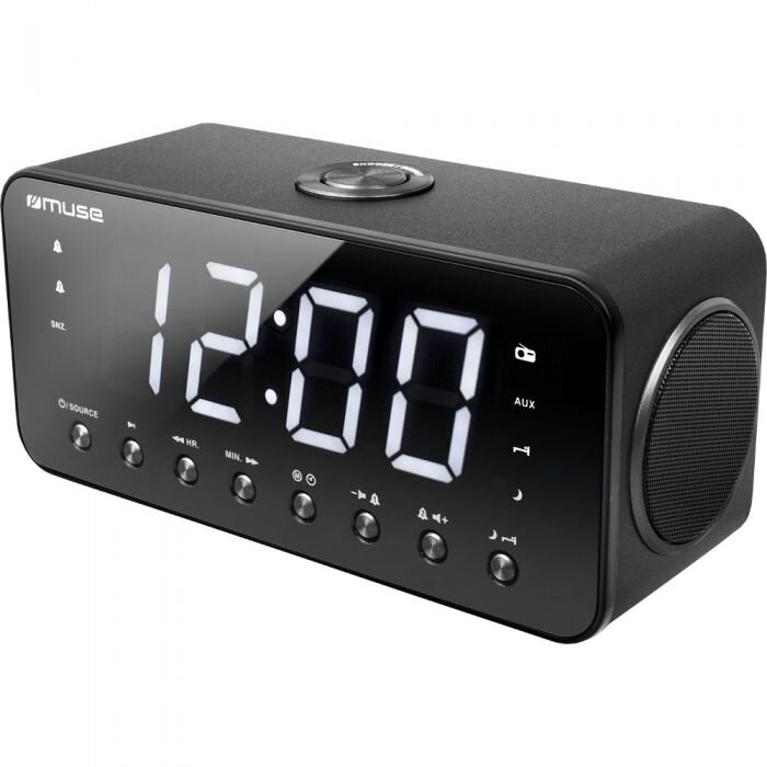 Radio M-192CR Ceas Cu Alarma Negru