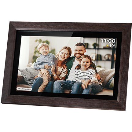 Rama Foto Digitala KM1102-15 Frameo Ecran IPS15.6Inch Wi-Fi Memorie 16GB Maro/Negru