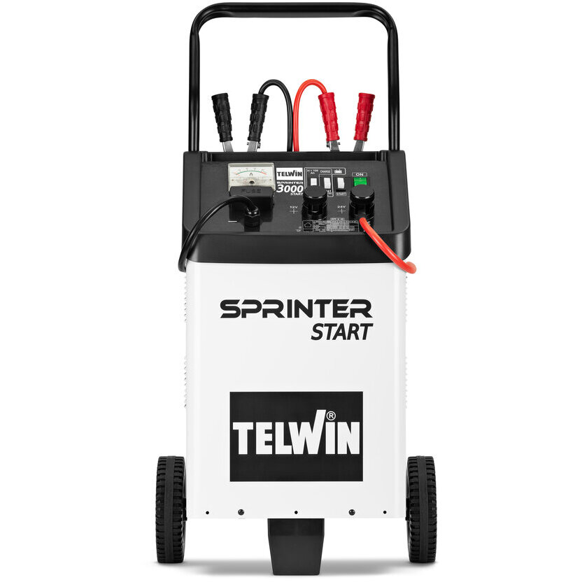 Redresor Auto Sprinter 3000 Start 230V 12V/24V Alb-Negru