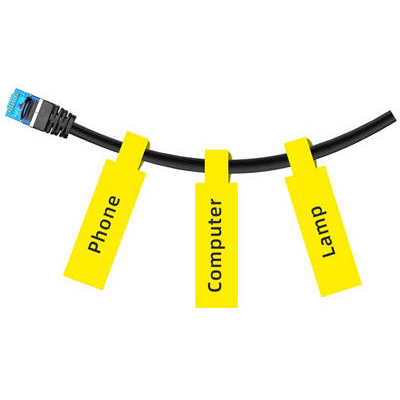 Rola Etichete Autocolante Termice 12.5x109mm 65buc Galben