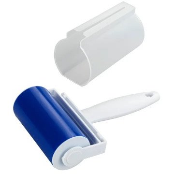 Rola Lavabila Pentru Indepartarea Scamelor / Firelor De Par Silicon Reutilizabila Albastru