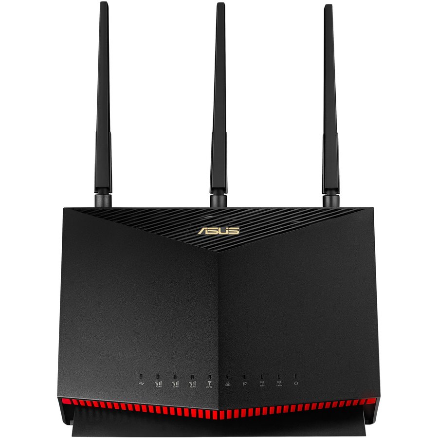 Router modem 4G-AC86U WPS AiProtection Pro 6 Antene IPv4 IPv6 Black