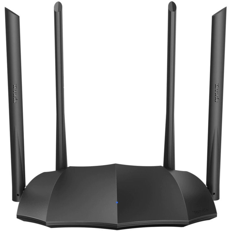 Router Wireless Ac8 802.11a.c Ac 1200 Dual Band Porturi 1 Wan 3 Lan Gigabit Antene 4 Externe 6Dbi  Negru