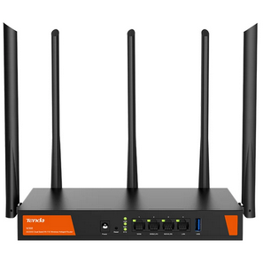 Router Wireless W30E  802.11ax  AX3000 Dual Band Porturi Gigabit 1 xWAN 3x LAN Antene 4 Externe  Negru