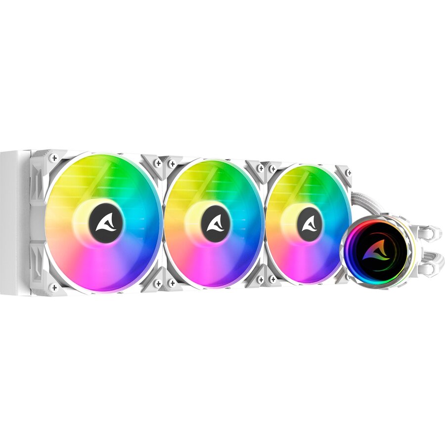 S90 RGB White AIO 360mm, water cooling (white)