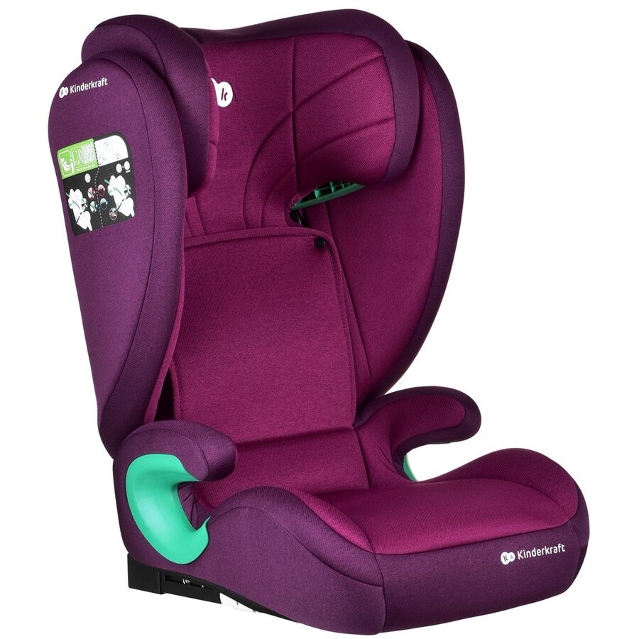 Scaun Auto Copii Fotel Junior Fix 2 i-Size 100-150cm Cherry Pearl