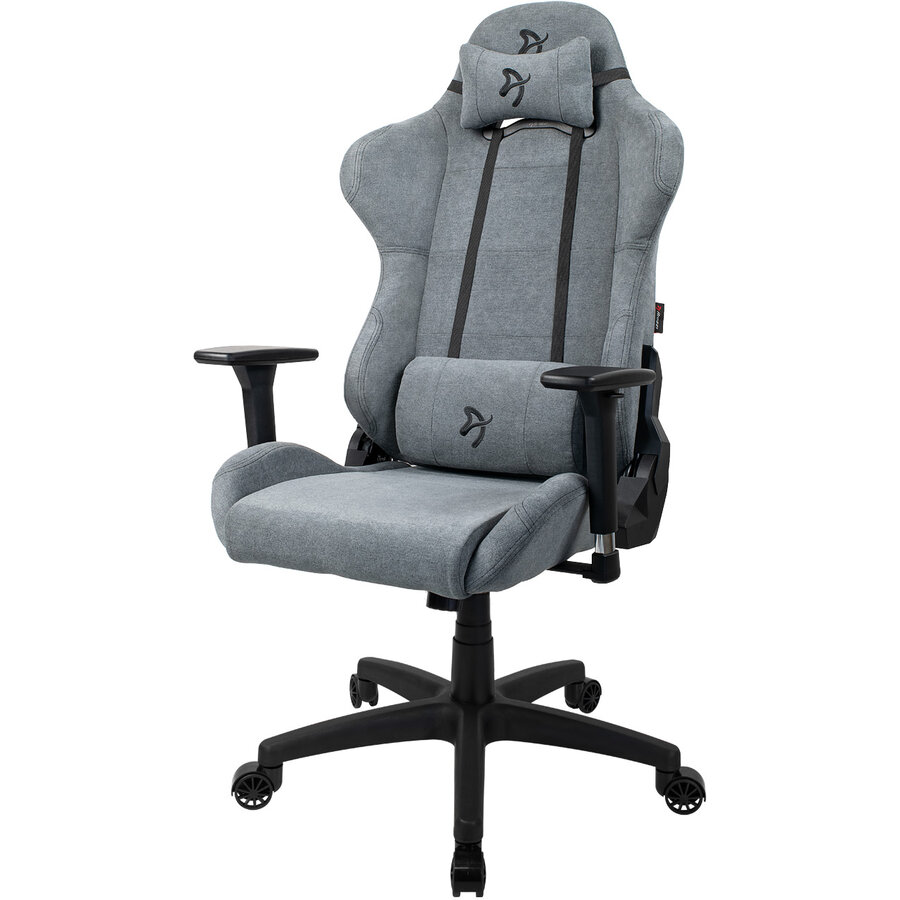Scaun Gaming Torretta SoftFabric Gri Cenusiu