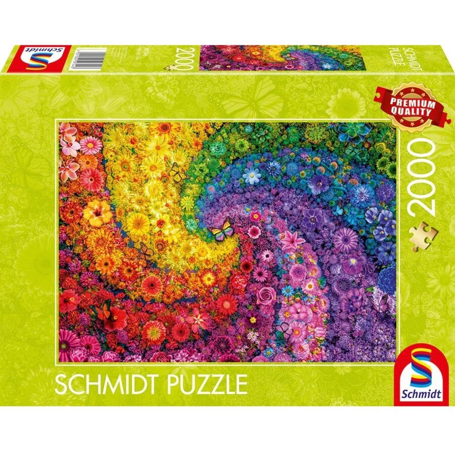 Schmidt Spiele Colorful Flower Swirl, Puzzle (2000 pieces)