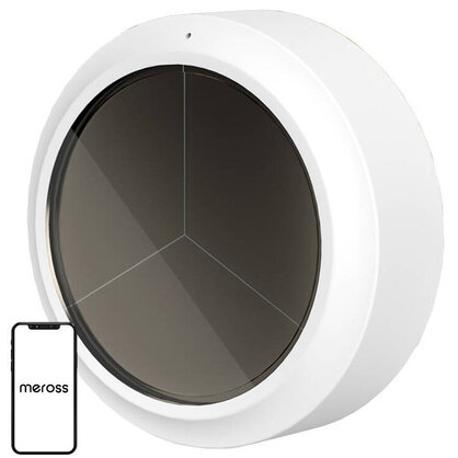 Senzor De Temperatura Si Umiditate MS100FHHK Compatibil Apple HomeKit / Amazon Alexa / Google Assistant / SmartThings Alb