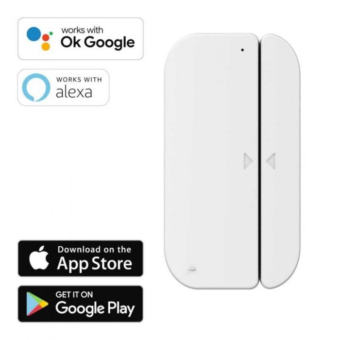 Senzor Usa/Fereastra Wi-Fi Alb