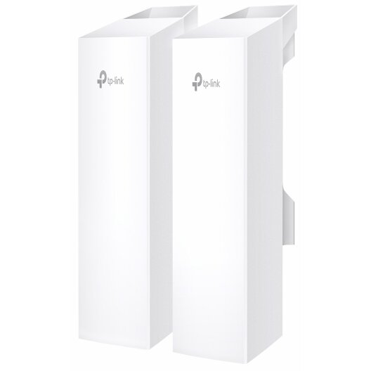 Set 2 Access Point-uri EAP215-Bridge KIT Omada Wireless 867Mbps 5Ghz 3x RJ-45 Gigabit 2 Antene Interne Adaptor PoE Inclus Acoperire 5KM Alb