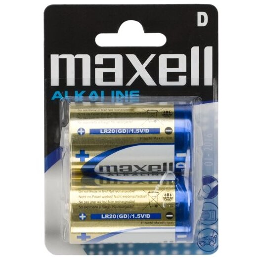 Set 2 Baterii Alcaline 18723 Tip D LR20 1.5V