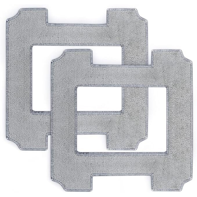 Set 2 Rezerve De Curatare Din Microfibra Compatibil Winbot W1/W1 Pro Gri