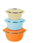 Set 3 Caserole Termice 2+4+6L Belly Orange