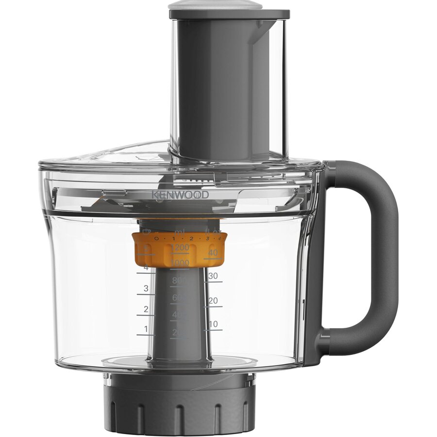 Set Accesoriu pentru Robot de Bucatarie MultiPro Food Processor KAH65.000PL cu Disc Feliere 6in1 Vas Tritan 1.2L Geanta Depozitare Gri