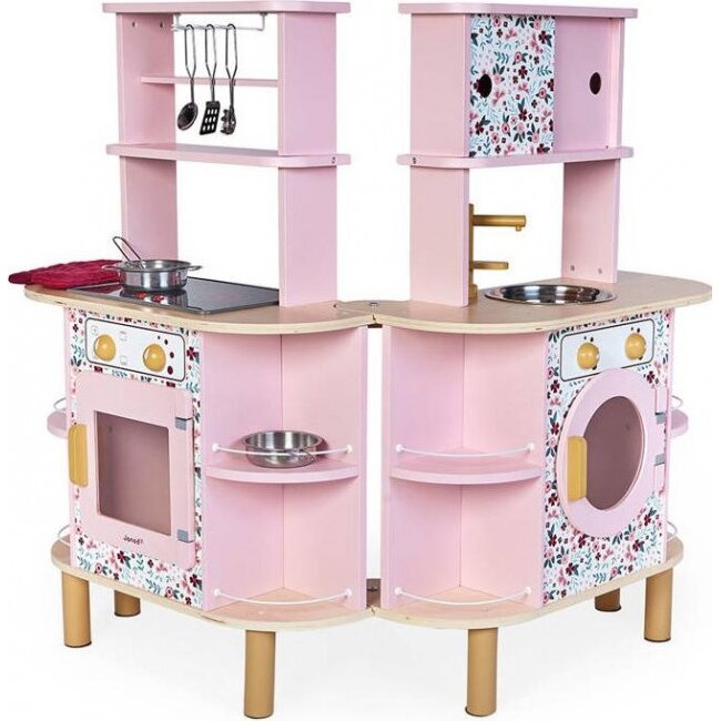 Set Bucatarie Lemn  Roz