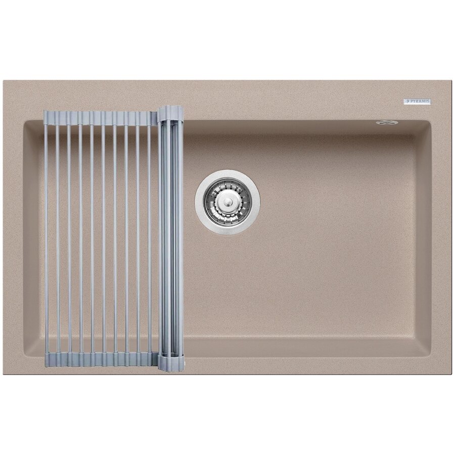 Set Chiuveta Granit + Suport multifunctional ROLL UP ISTROS 76x50 1B Beige